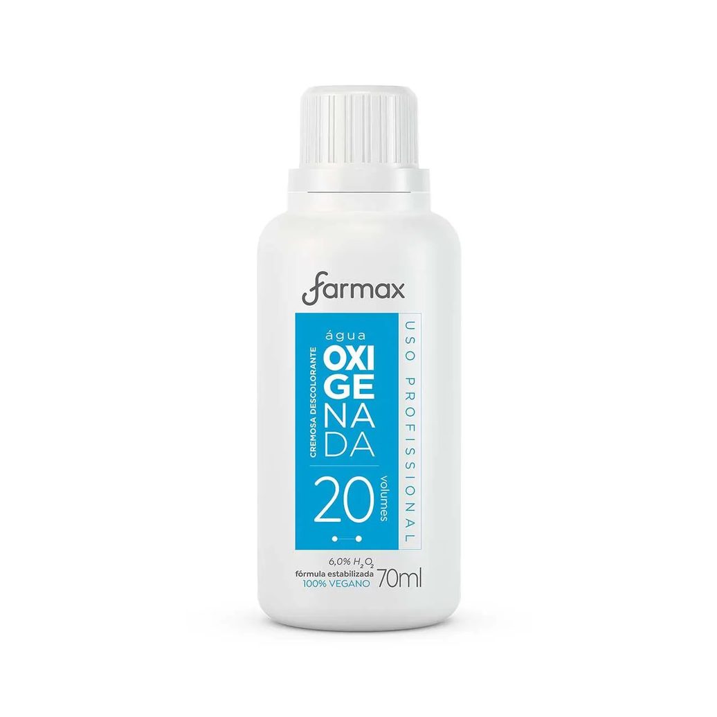 Água Oxigenada Cremosa Farmax 20 Volumes com 70ml