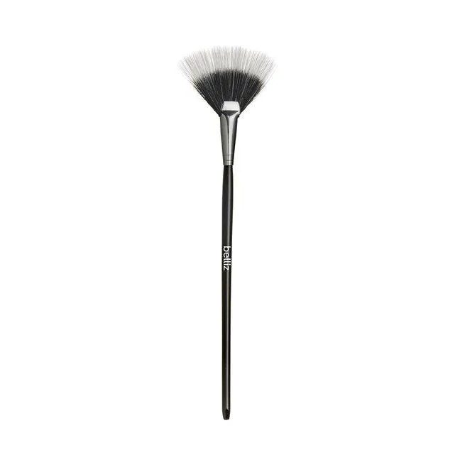 Pincel para Maquiagem Belliz Leque Duo Color Médio com 1 Unidade