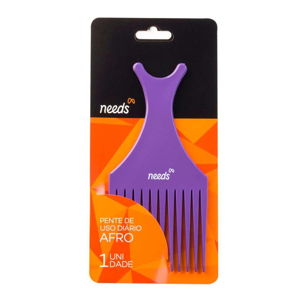 Pente de Cabelo Ricca Cabo com Suporte de Borracha