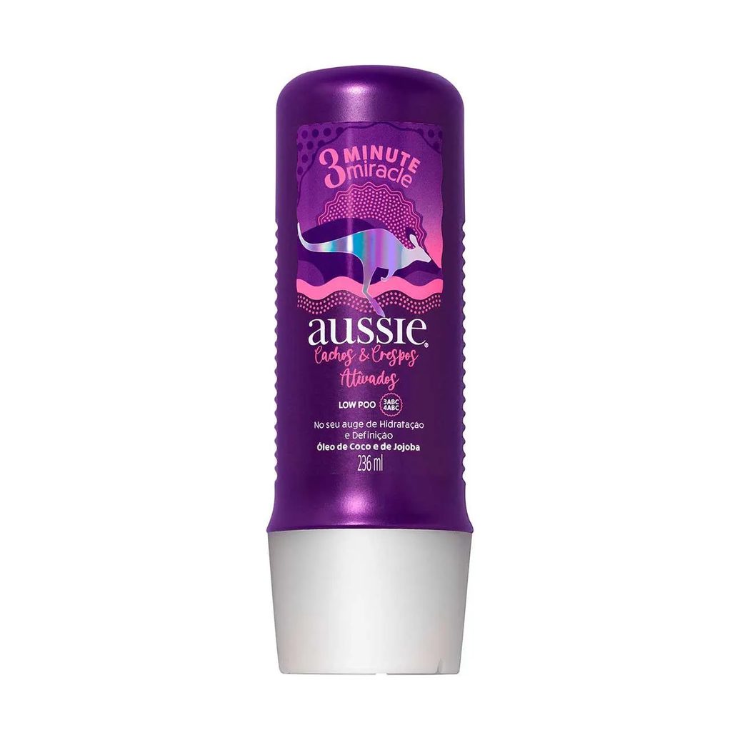 Creme de Tratamento Aussie 3 Minutos Milagrosos Cachos e Crespos 236ml