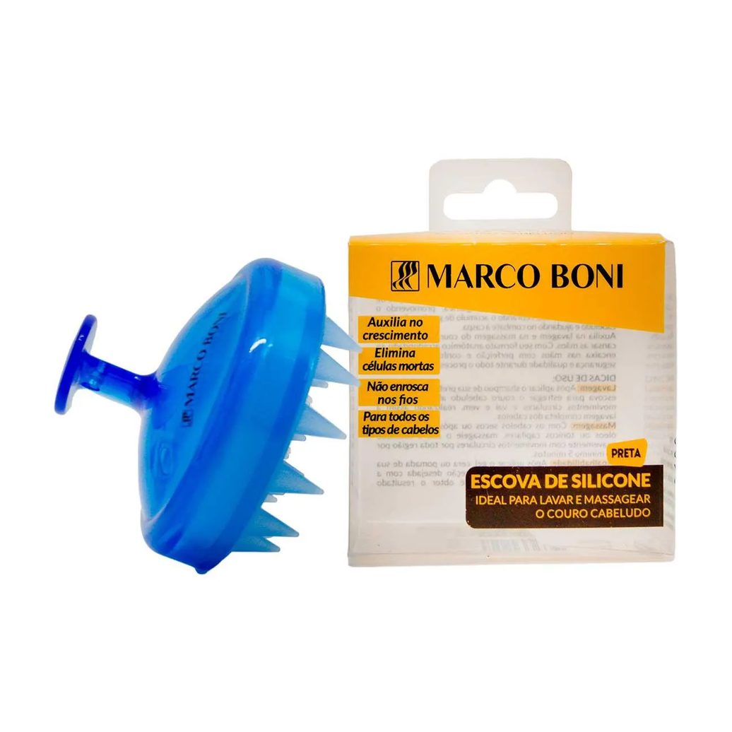 Massageador de Cabelo Marco Boni Azul - 1 unidade