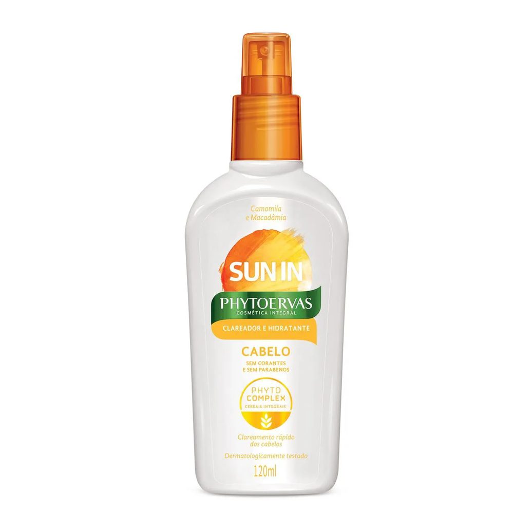 Clareador e Hidratante Sun in para Cabelo Spray 120ml