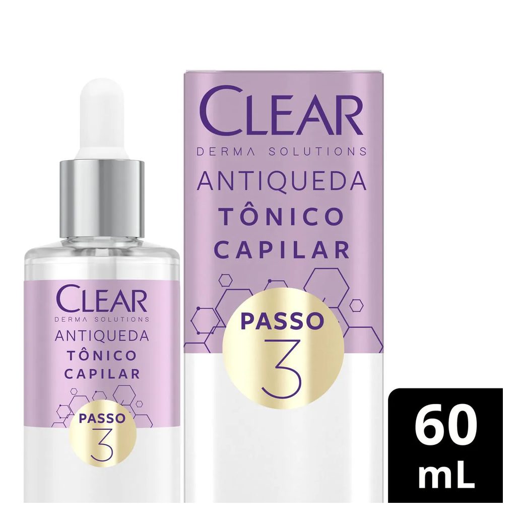 Tônico Capilar Antiqueda Clear Derma Solutions Woman 60ml