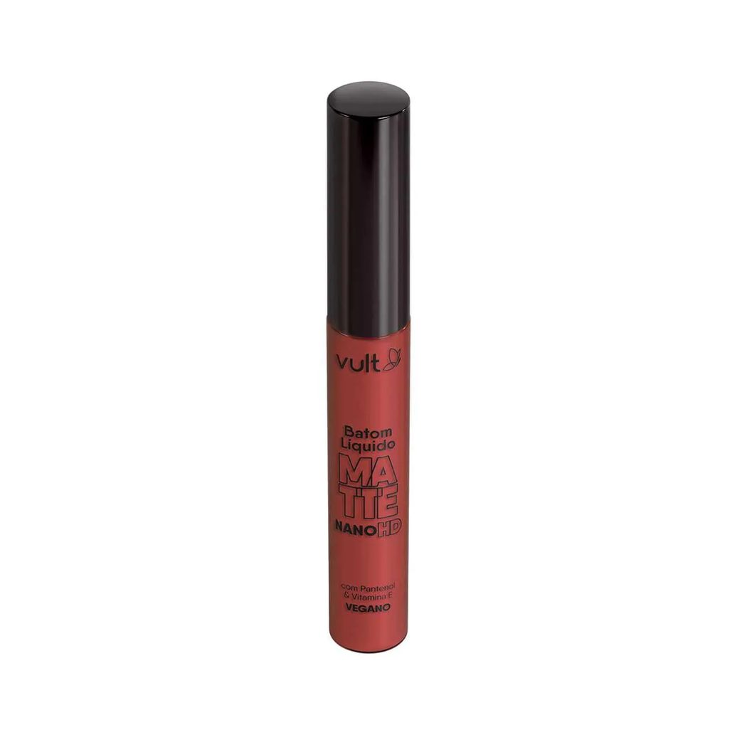 Batom Líquido Matte Vult Nano HD Castanho Claro 5ml