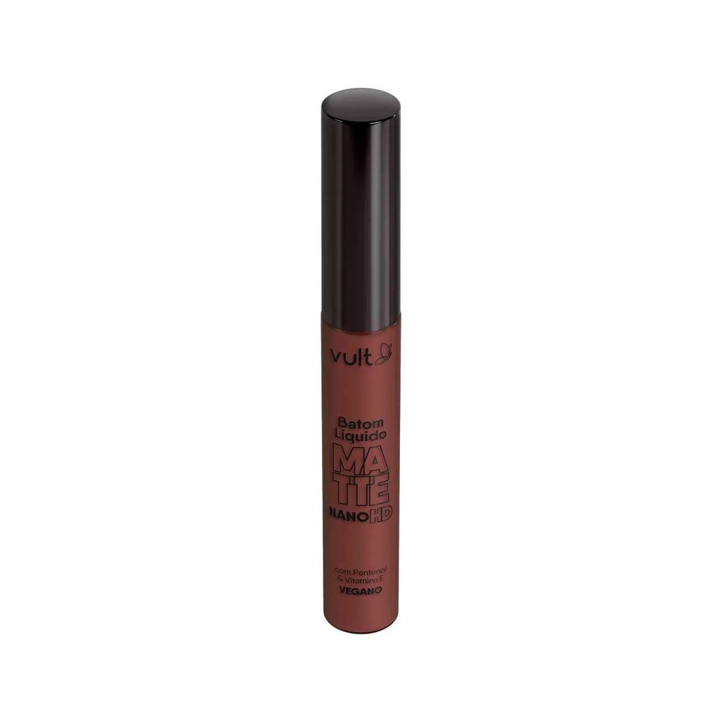 Batom Líquido Matte Vult Nano HD Castanho Claro 5ml