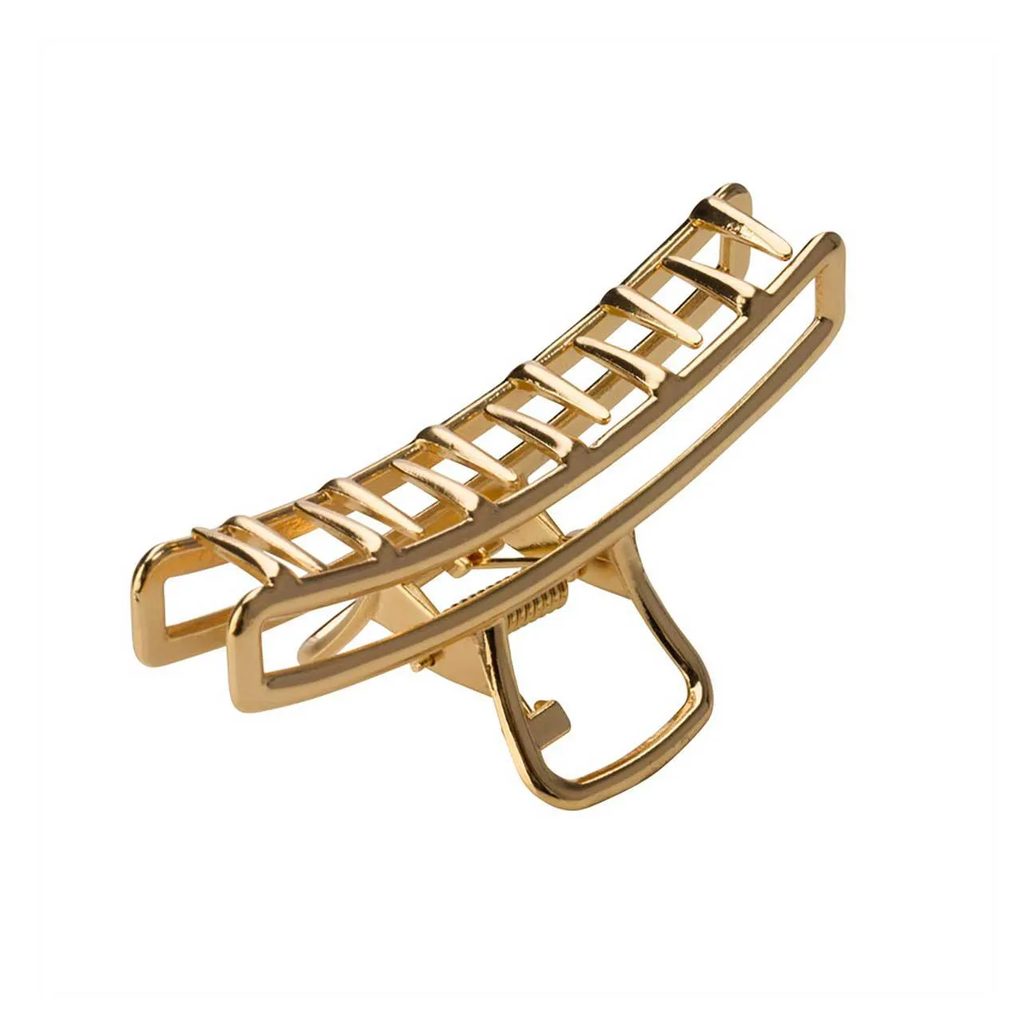 Piranha de Cabelo Needs Metal Dourado Grande 1 Unidade