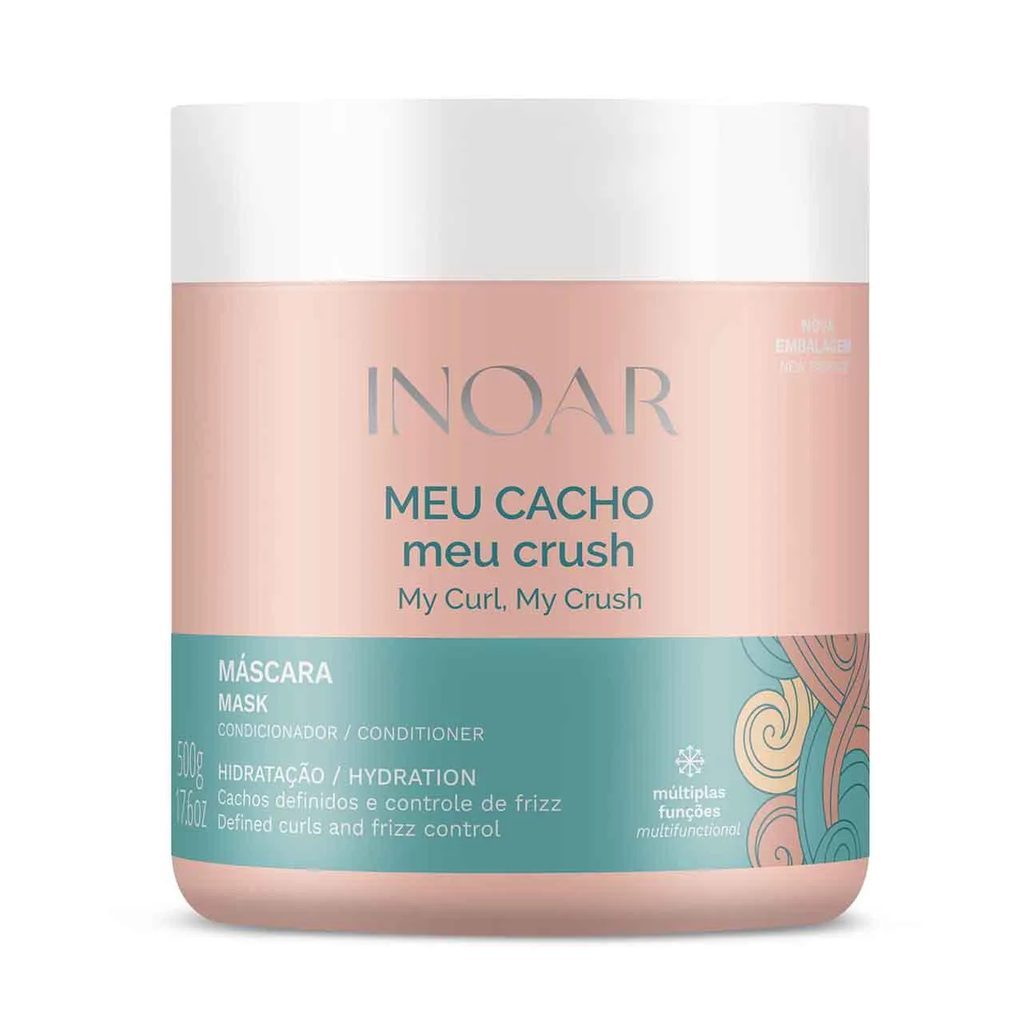 Máscara Capilar Cabelo Cacheado Dabelle Cachos da Onda 400g