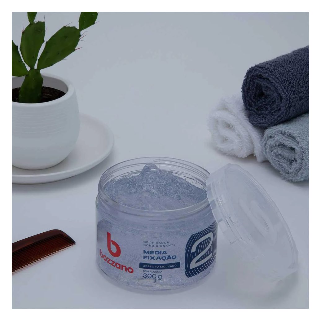 Gel Fixador Condicionante Bozzano Aspecto Molhado 300g