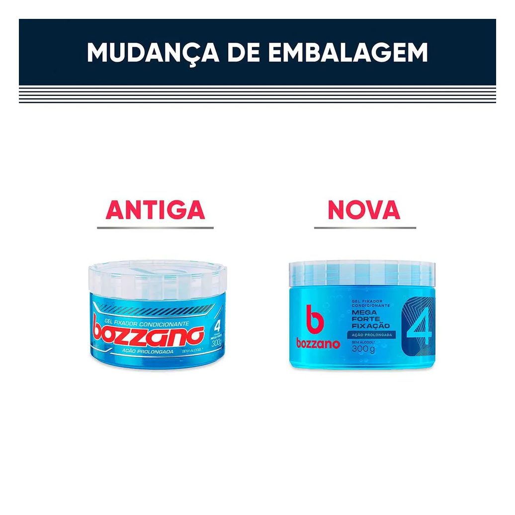 Gel Fixador Condicionante Bozzano Ação Prolongada 300g