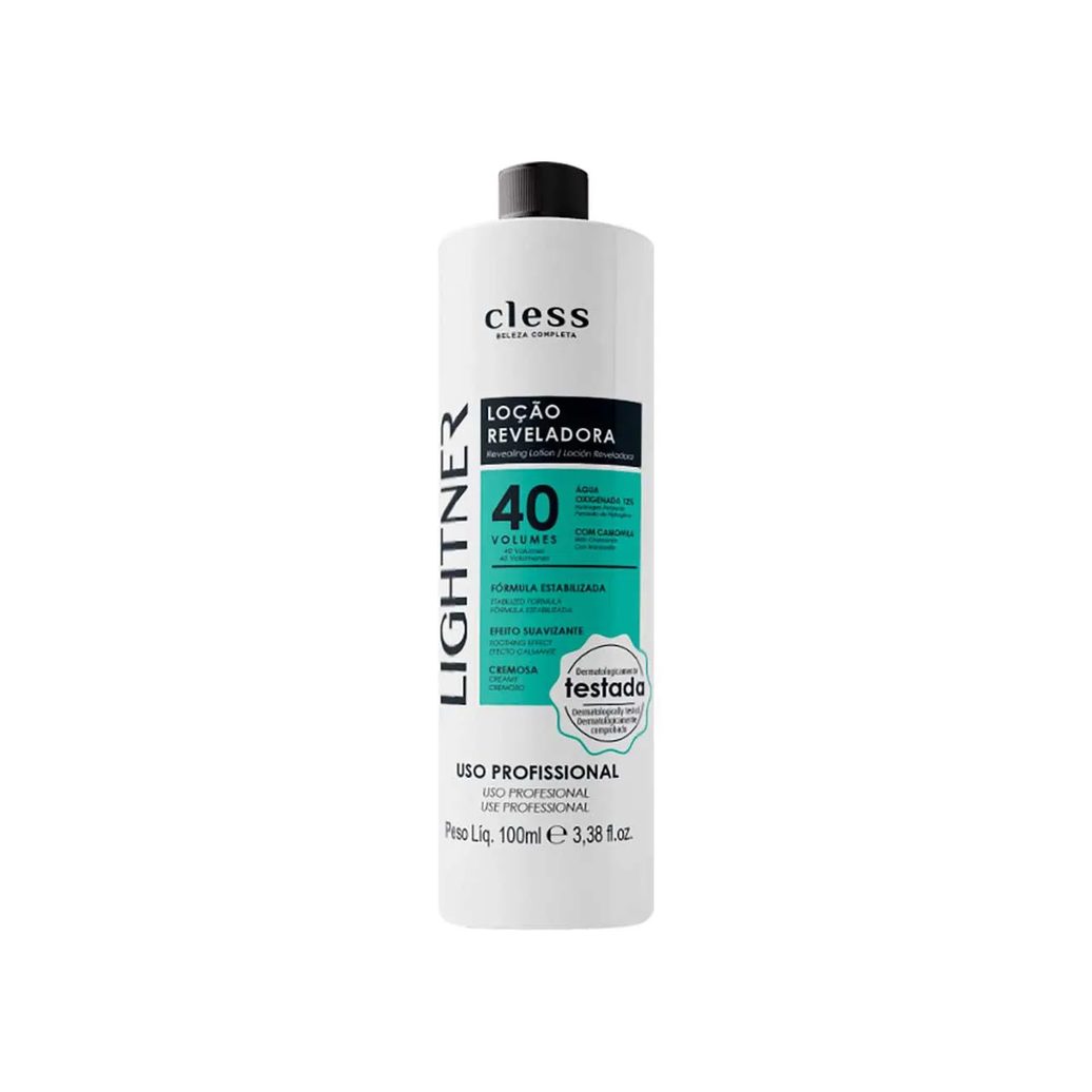 Água Oxigenada Cremosa Lightner 40 Volume com 100ml