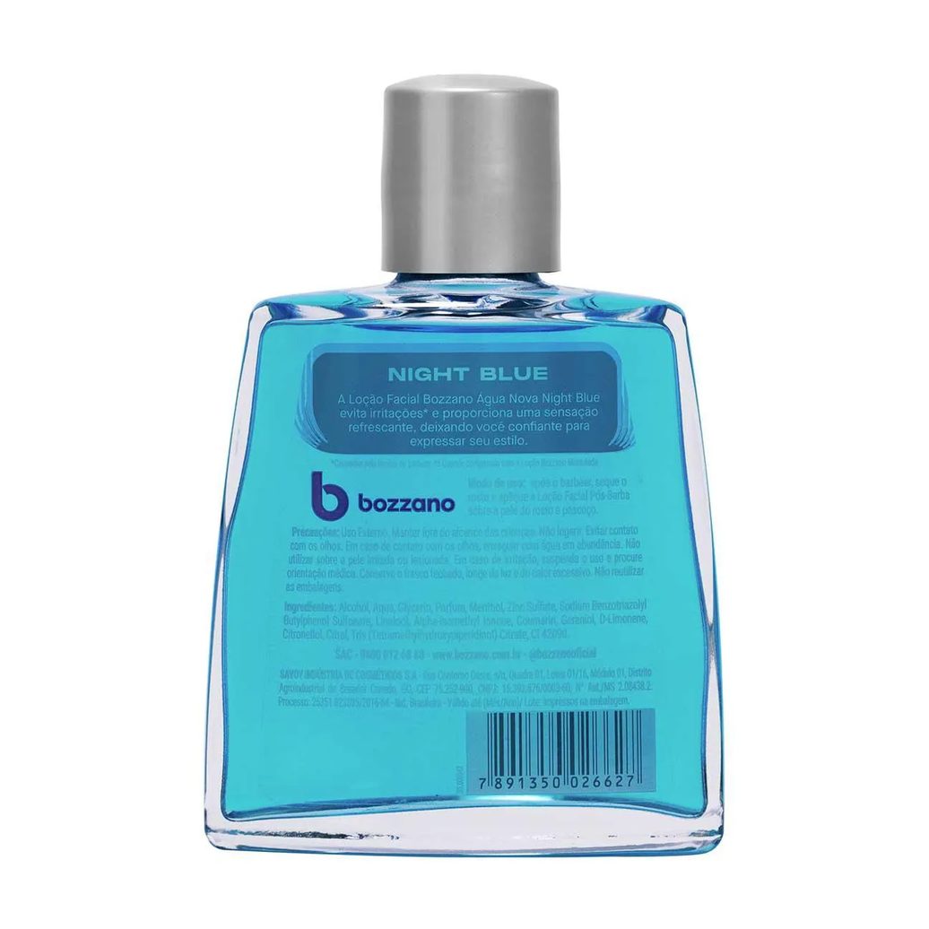 Loção Pós-Barba Bozzano Night Blue com 100ml
