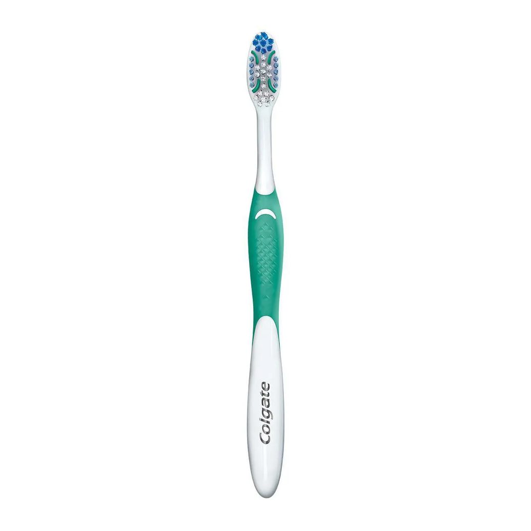 Escova de Dente Colgate Whitening Macia Cabeça Compacta com 2 Unidades