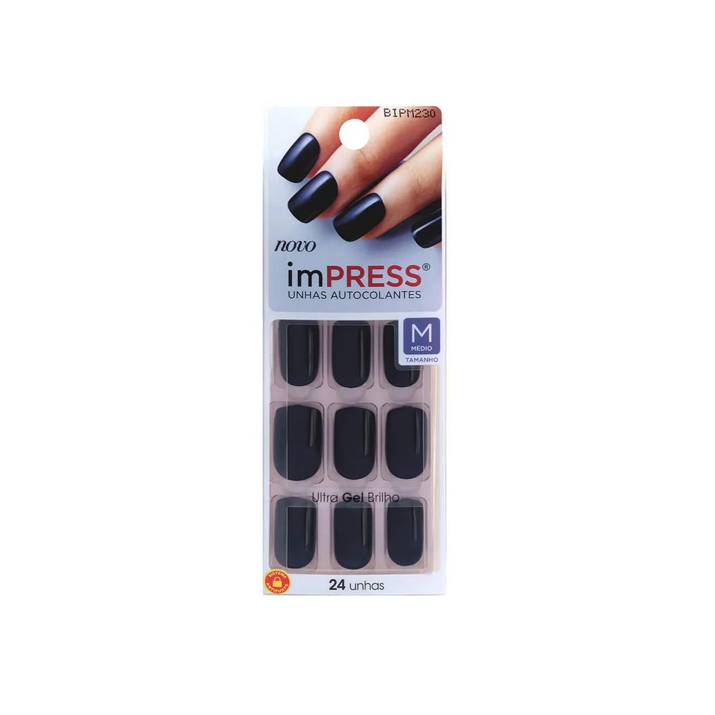 Unhas Autocolantes Impress Matchmaker Curto