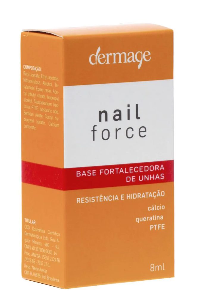 Base Fortalecedora Dermage Nail Force para Unhas com 8ml