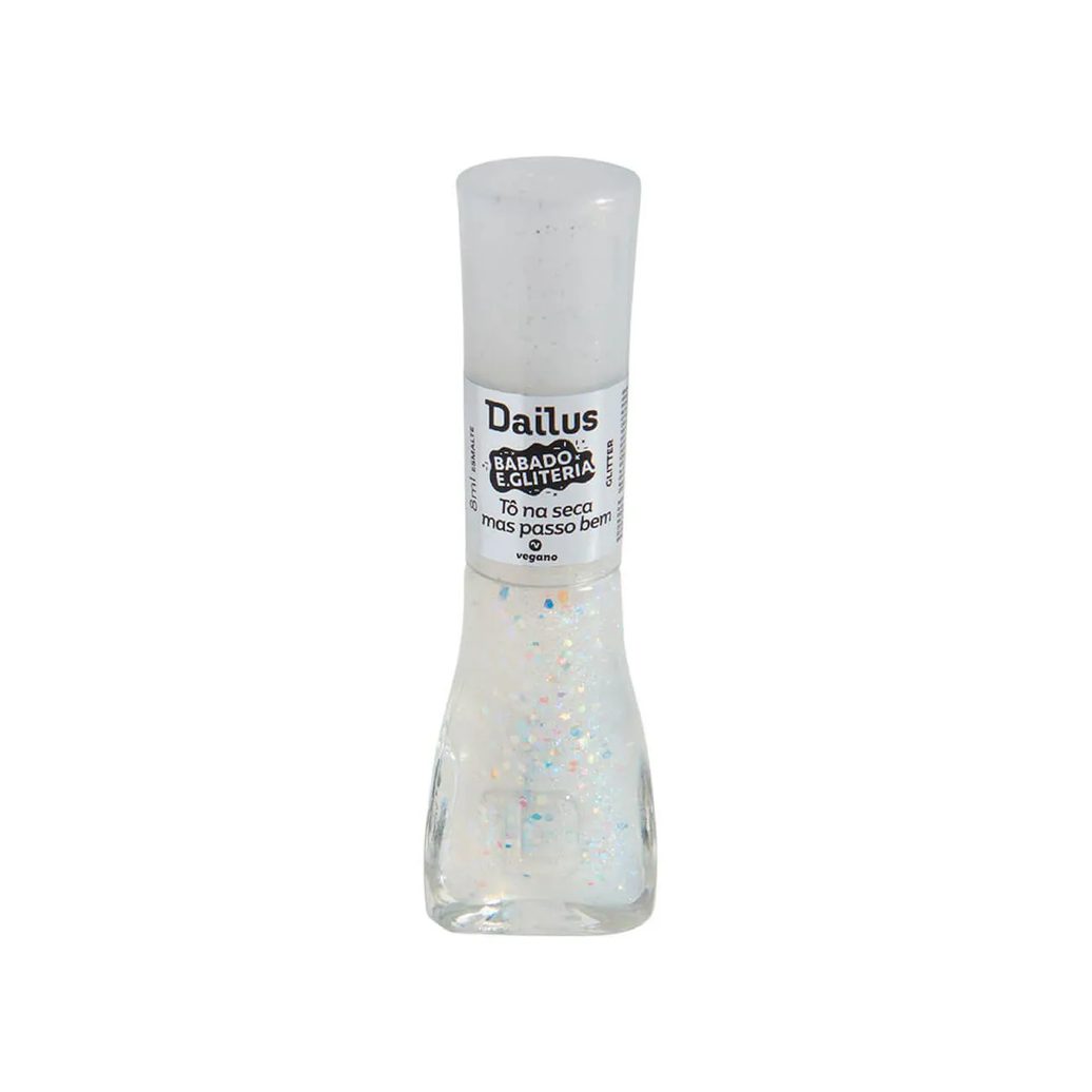 Esmalte Dailus Babado e Gliteria 8ml - Tô Na Seca Mas Passo Bem