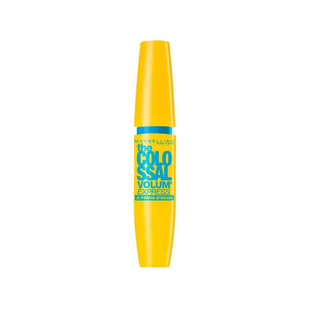 Máscara de Cílios Maybelline The Colossal Volum' Express à Prova D'água Preto 9,2ml