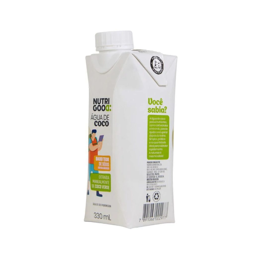 Água de Coco Natural Nutrigood 330ml
