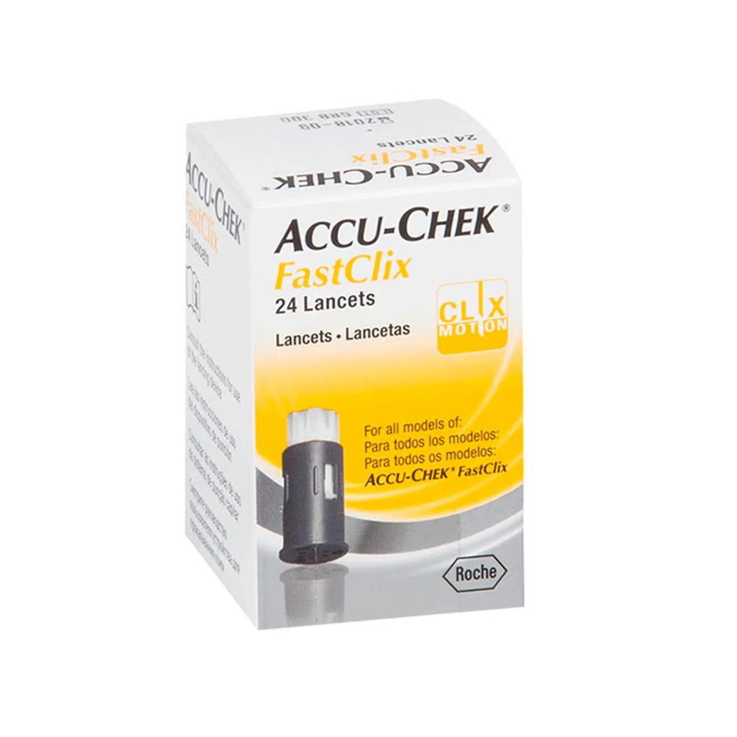 Lancetas Accu-Chek FastClix 24 tiras