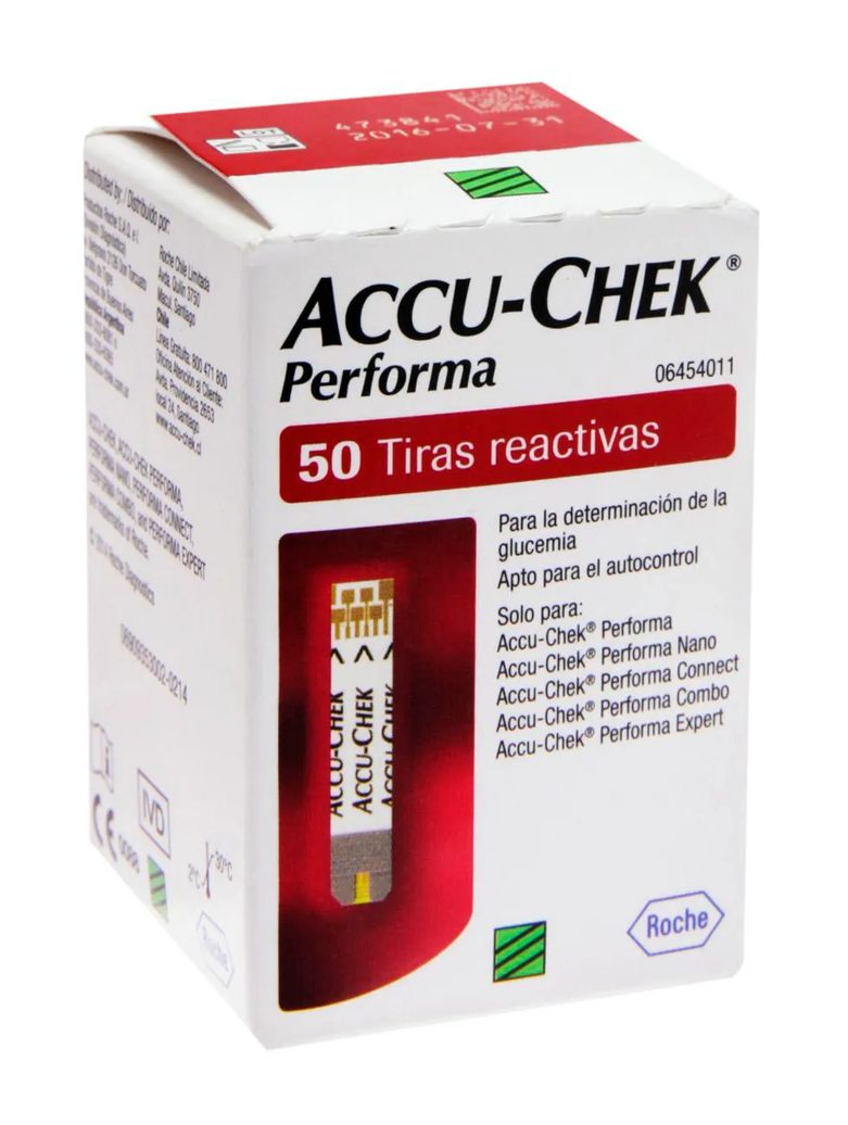 Tiras-teste de Glicemia Accu-Chek Performa 50 unidades