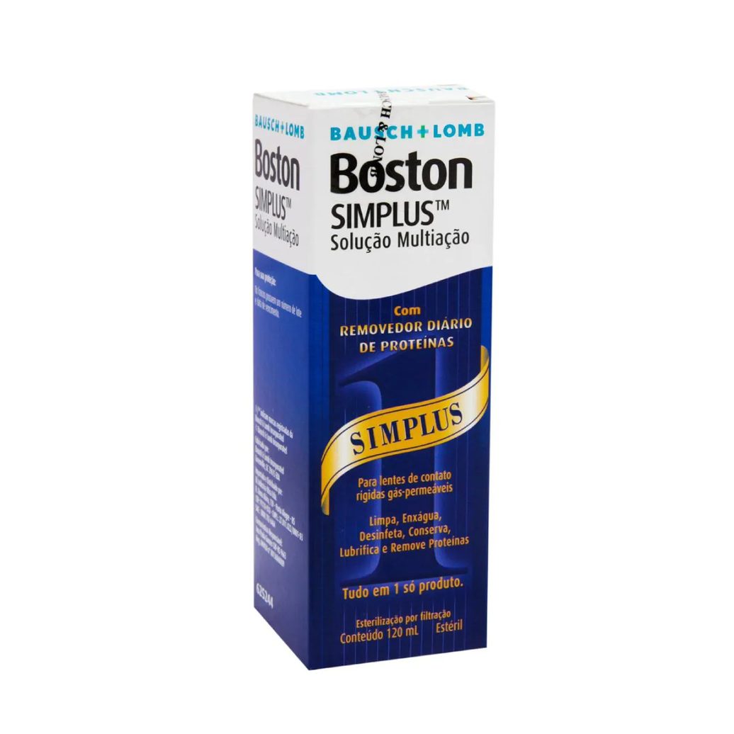 Boston Simplus Solução para Limpeza de Lentes 120ml