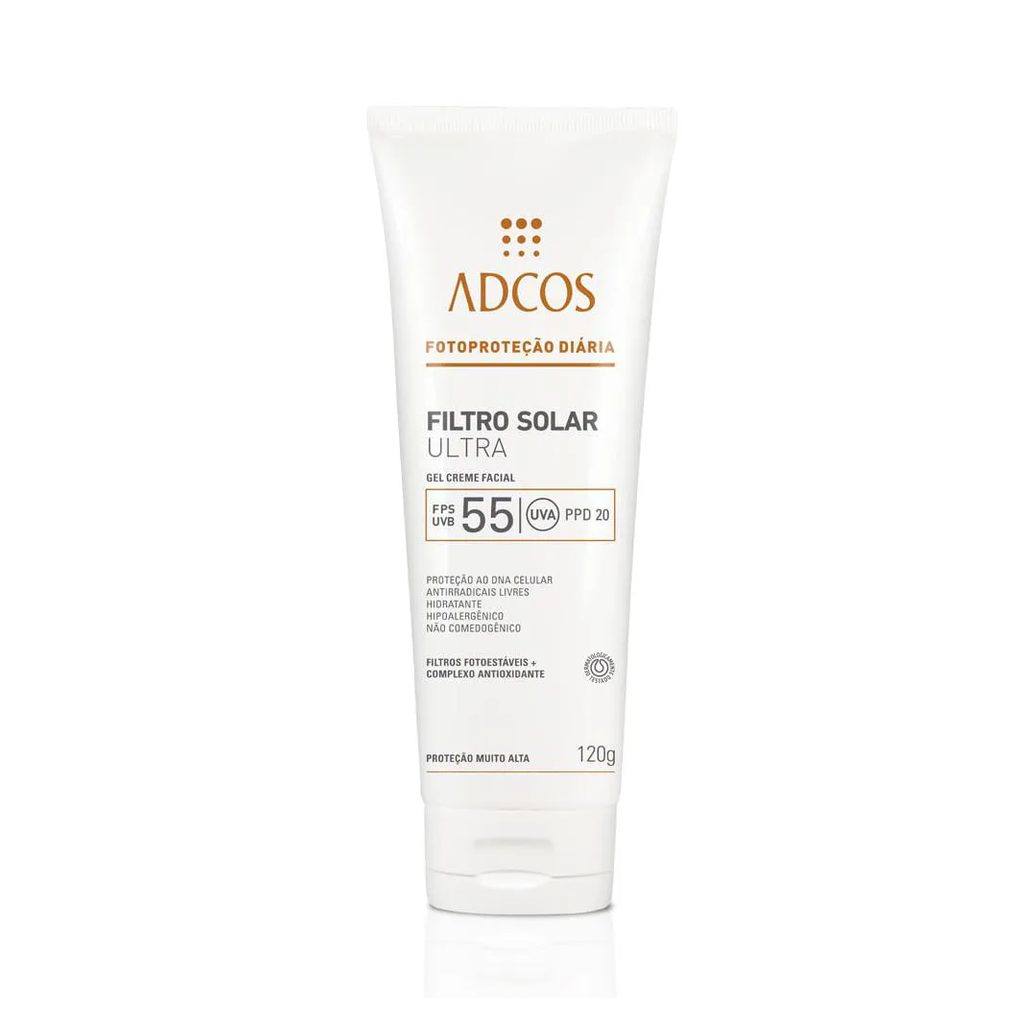 Protetor Solar Ultra Gel Creme Incolor Fps 55 - Proteção Muito Alta