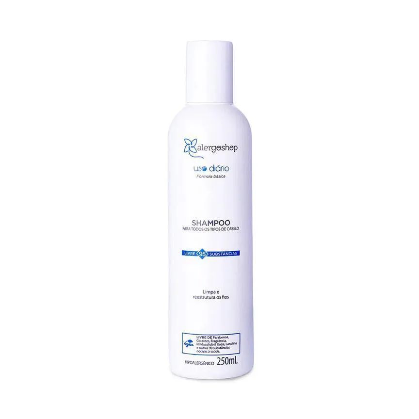 Shampoo Hipoalergênico Alergoshop Uso Diário 250ml
