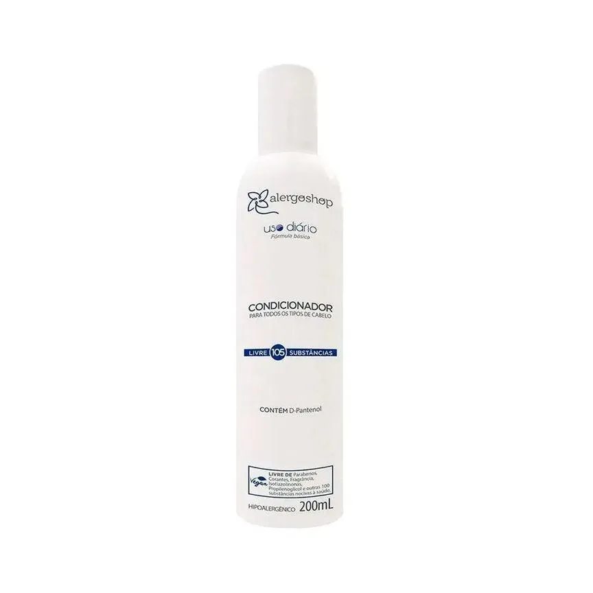 Condicionador Hipoalergênico Uso Diário Alergoshop 200ml