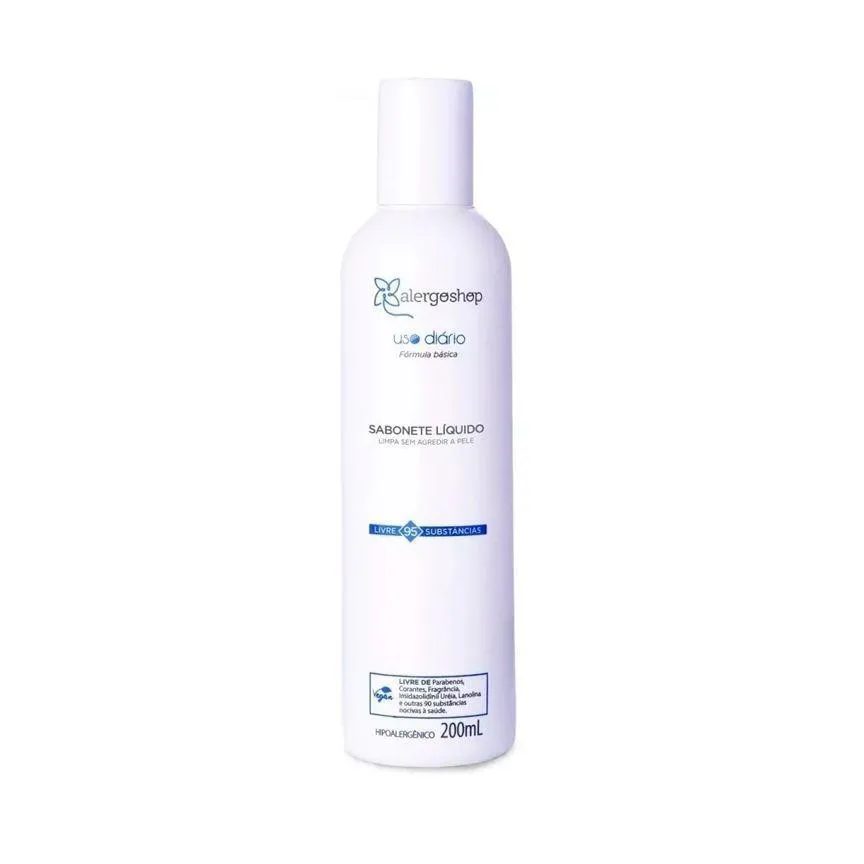 Sabonete Líquido Hipoalergênico Alergoshop 200ml