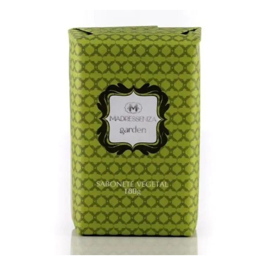 Sabonete vegetal em barra garden madressenza 180g