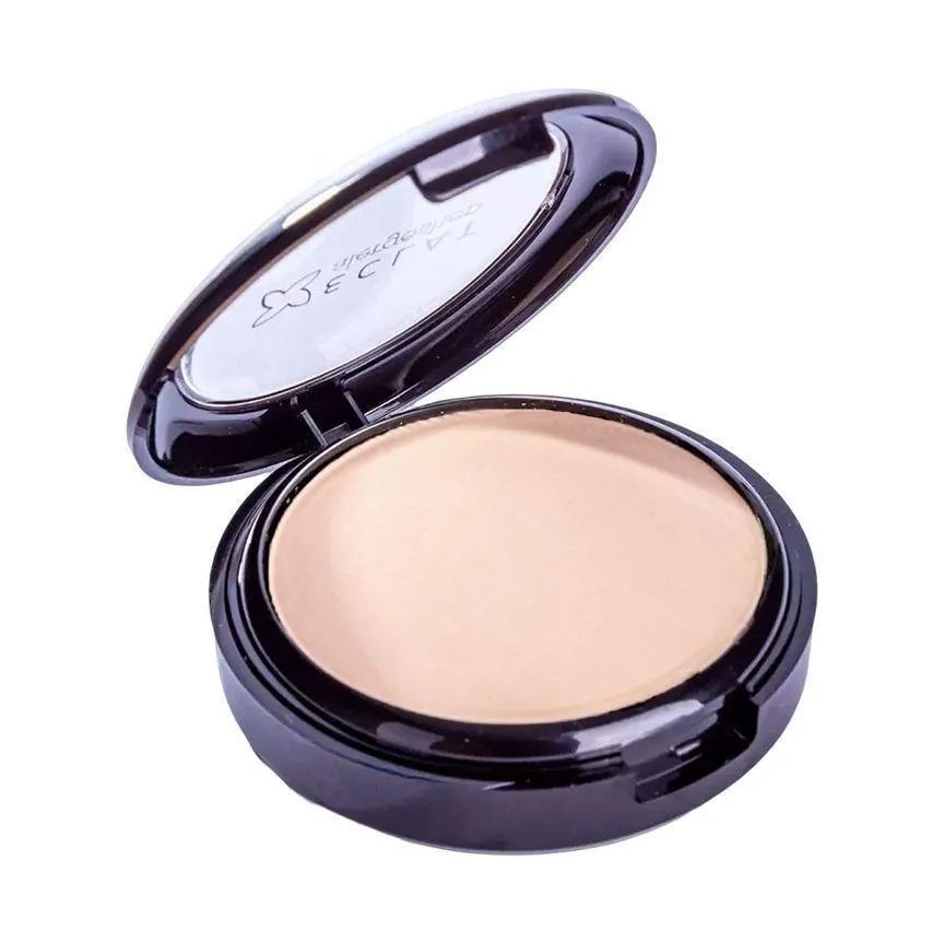 Pó Compacto Facial Hipoalergênico Eclat Cor 01 Bege Alergoshop 9g