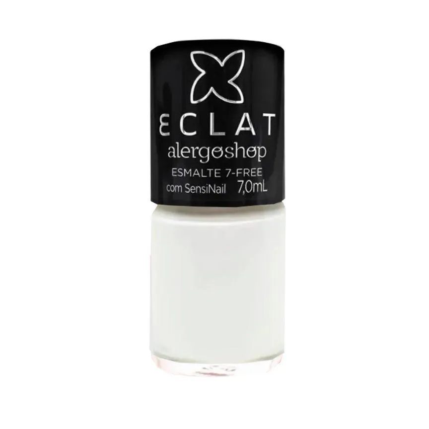 Esmalte Cravo Branco Hipoalergênico Alergoshop 7ml