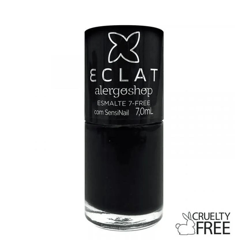 Esmalte Preto Vibe Hipoalergênico Alergoshop 7ml