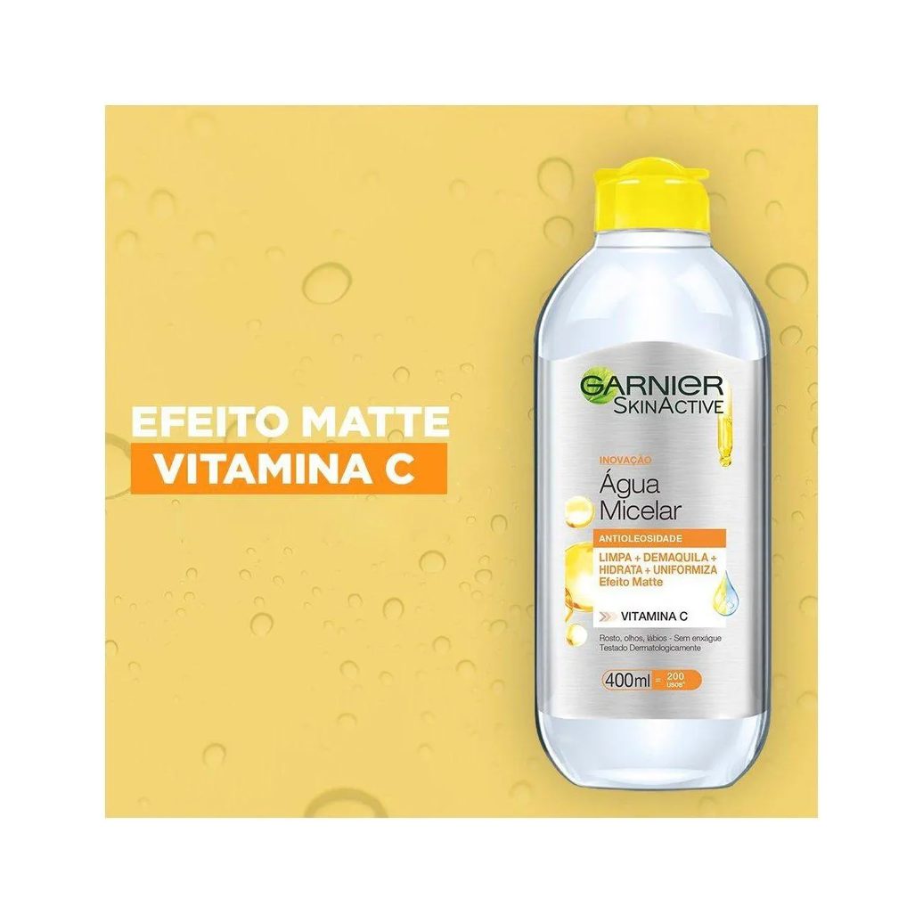 Água Micelar Antioleosidade Garnier 400ml