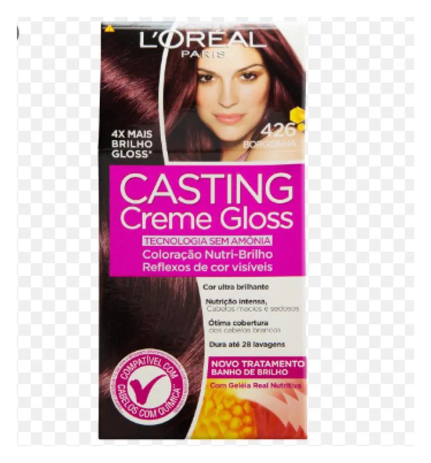 Tintura Semi-permanente Casting Creme Gloss 426 Borgonha 1 Unidade