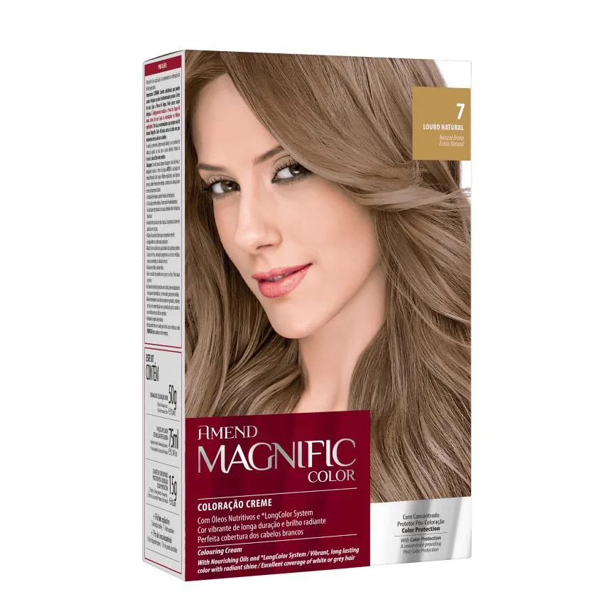 Amend Magnific Color 7 Louro Natural - Coloração 200g