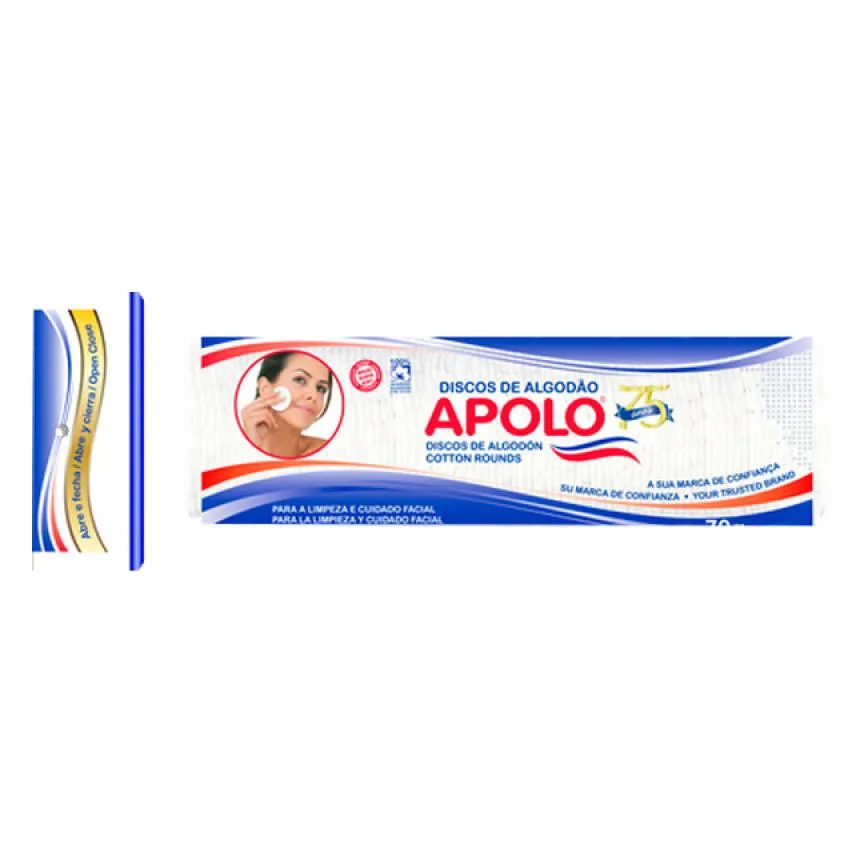Discos de Algodão Apolo 70g