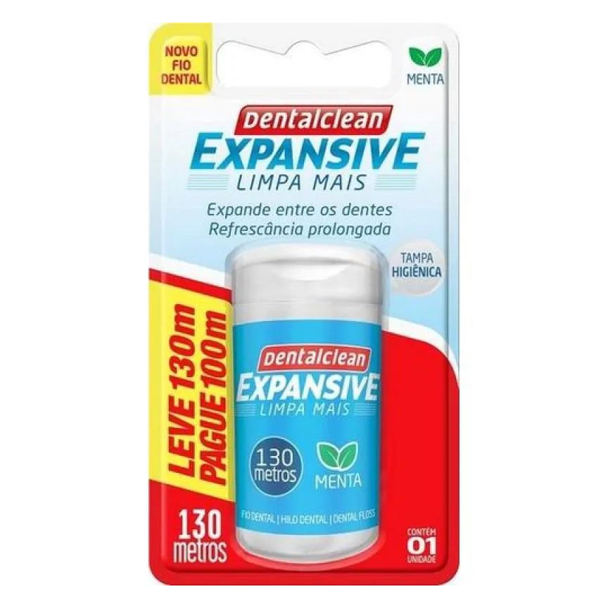 Fio Dental Clean Menta Pague 100 Metros E Leve 130