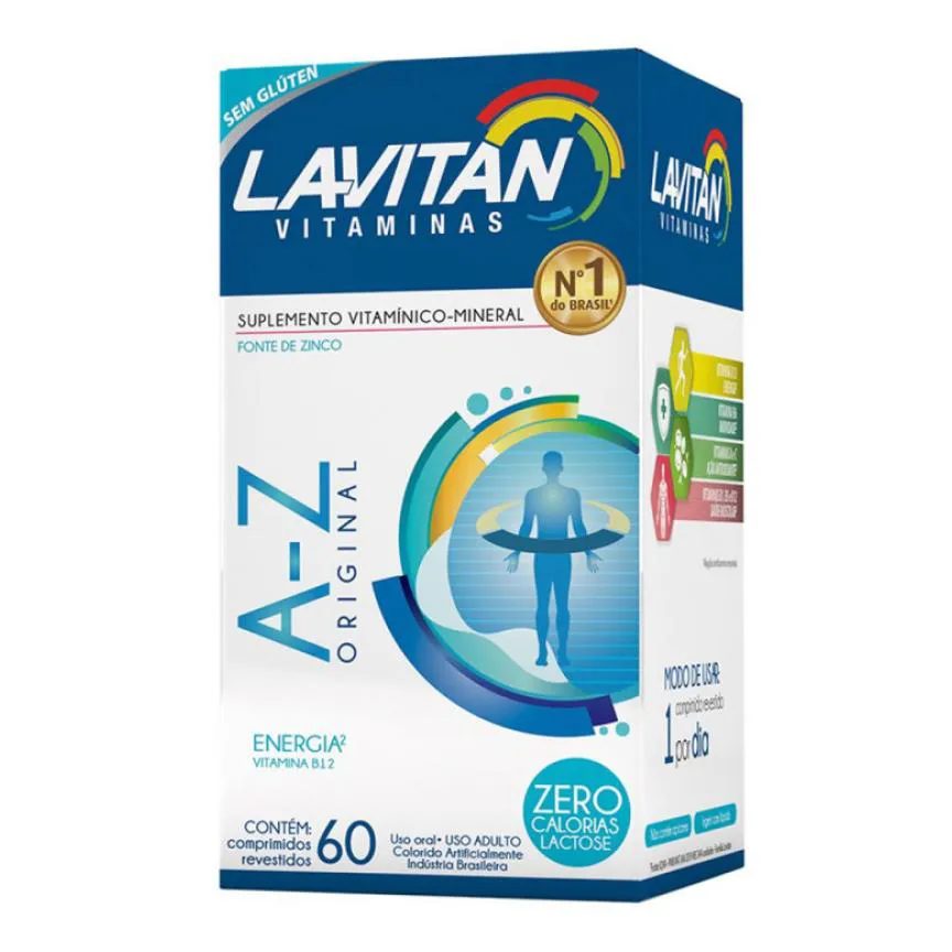 Suplemento Vitamínico-mineral Lavitan A-z Original 60 comprimidos