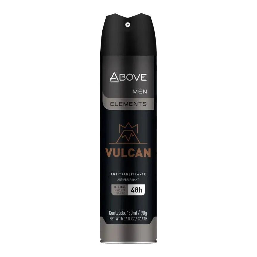 Desodorante Antitranspirante Aerosol Above Men Vulcan 48h 150ml