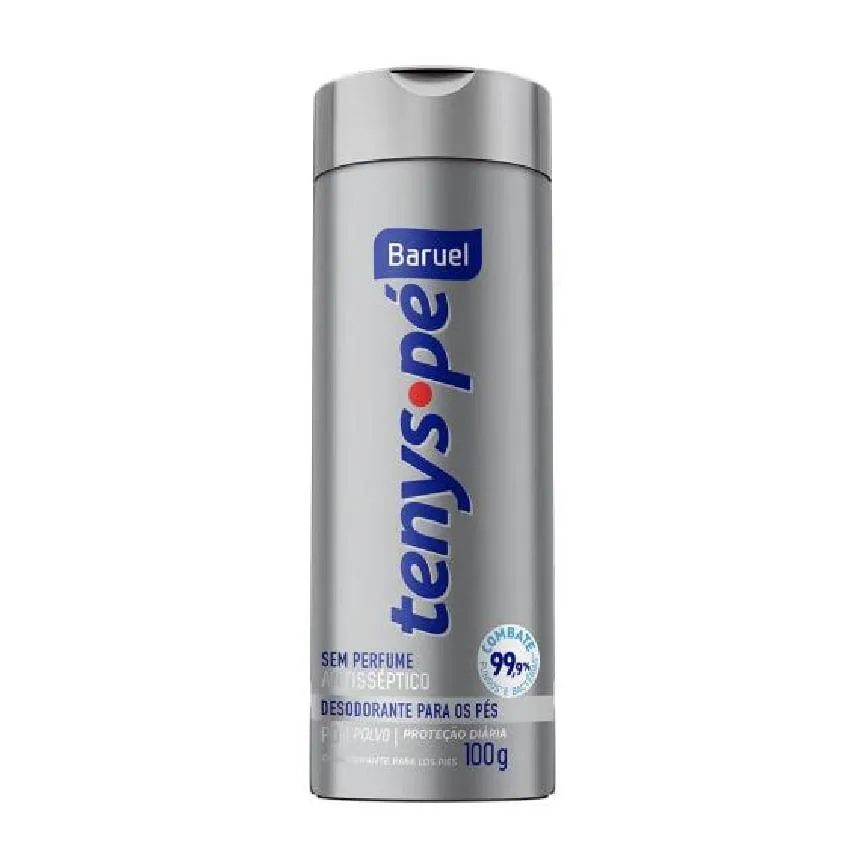 Talco Antissépticotenys Pé sem Perfume 100g