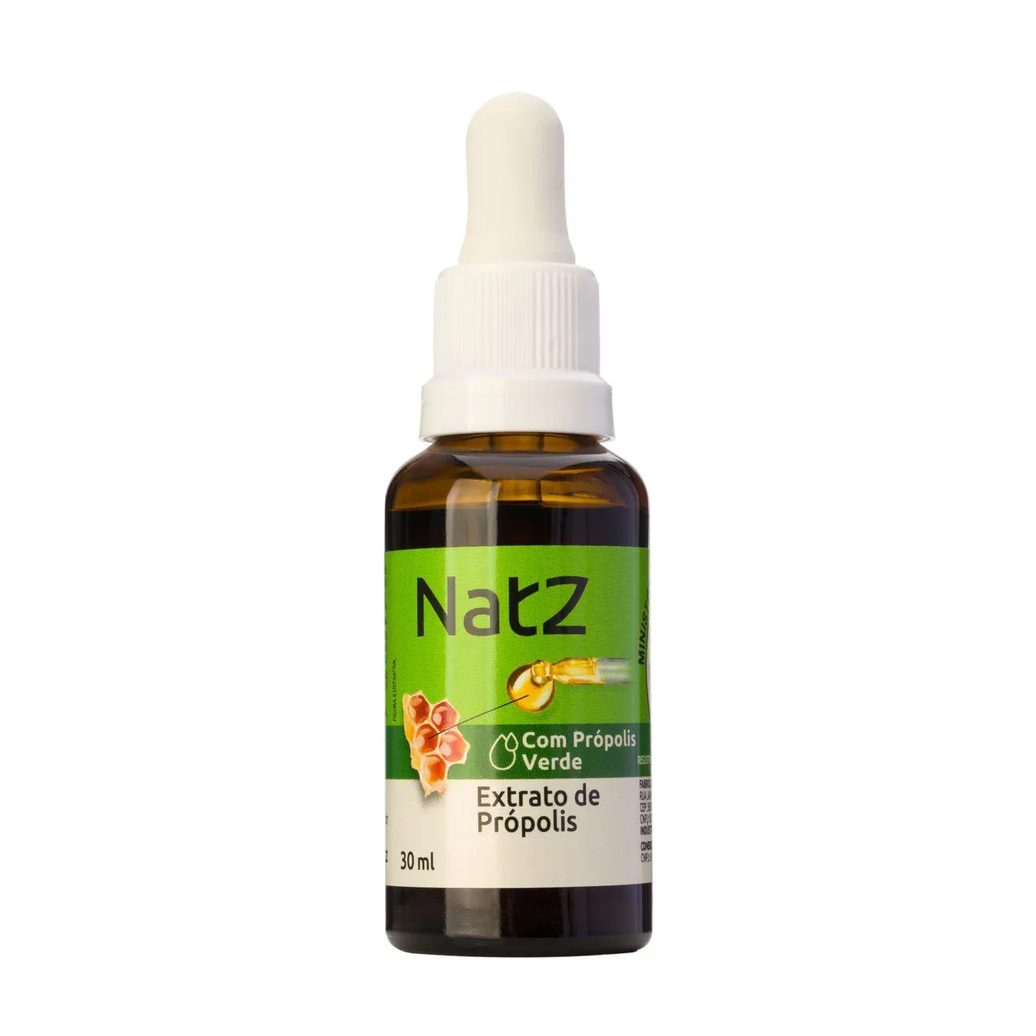 Extrato de Própolis Verde Natz Com Álcool 30ml