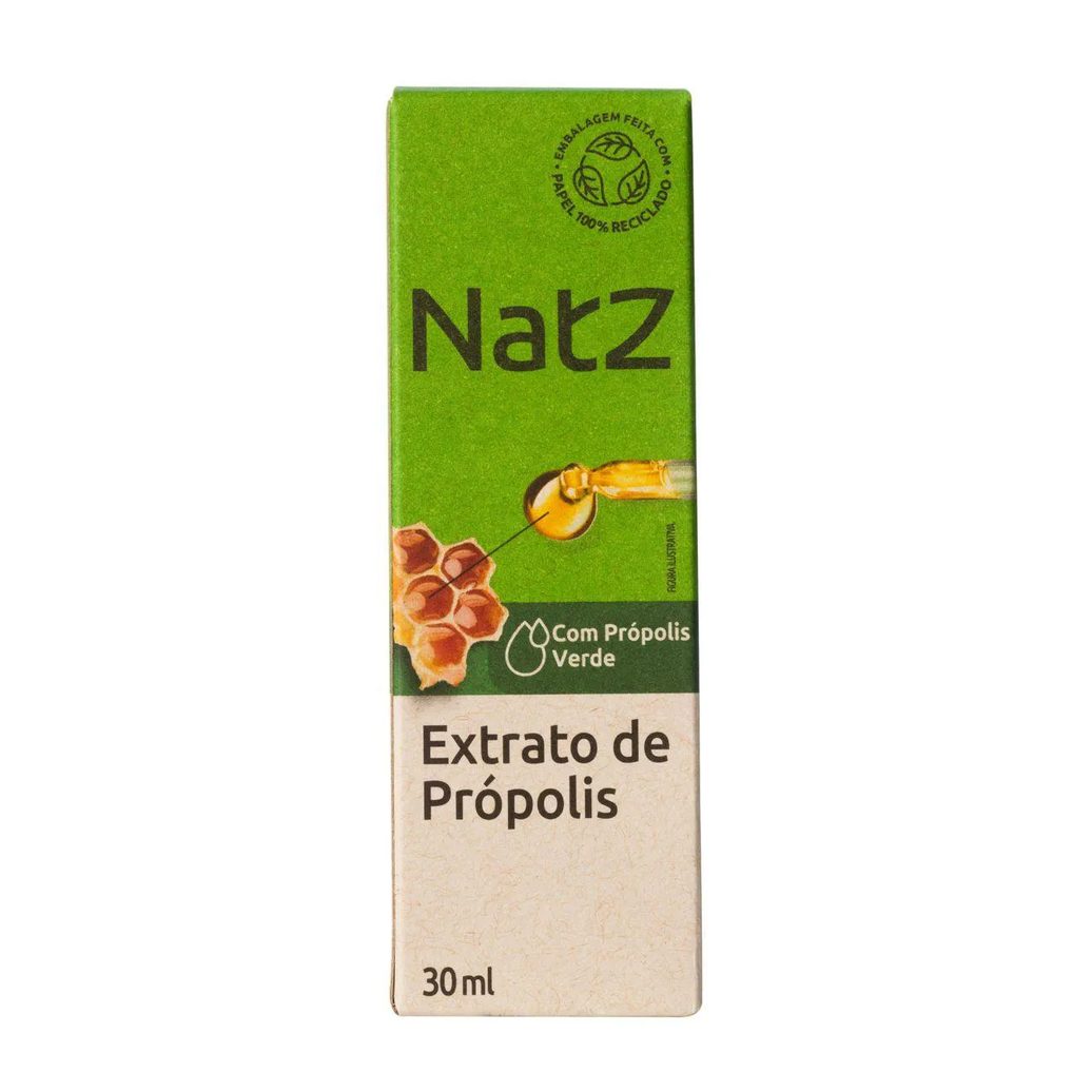 Extrato de Própolis Verde Natz Com Álcool 30ml
