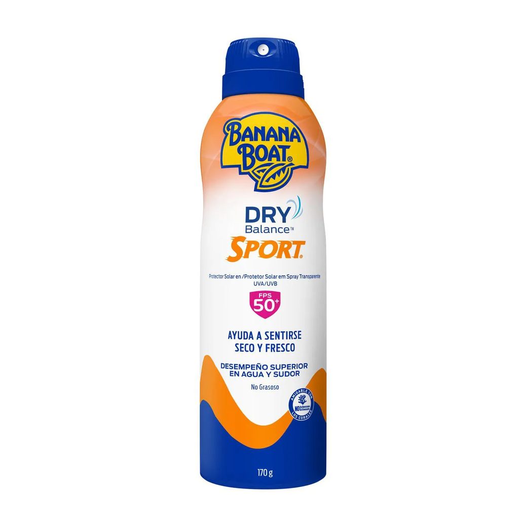 Protetor Solar Aerossol Dry Balance Sport FPS 50 Banana Boat 170g