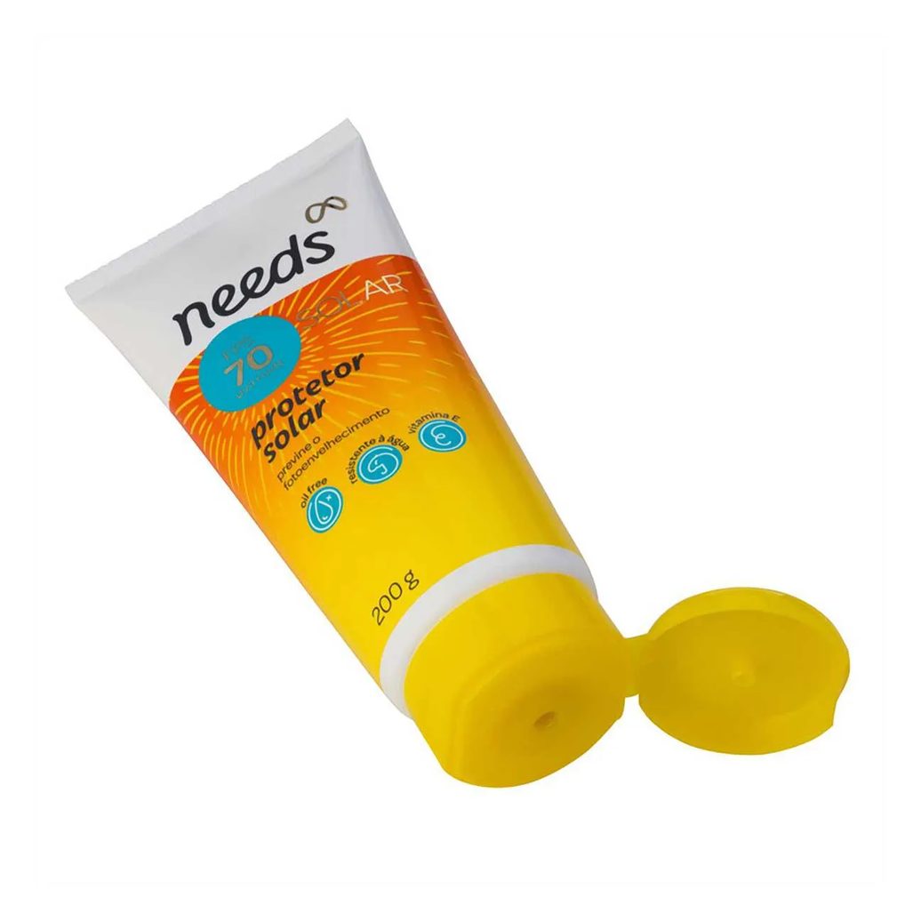 Kit Protetor Solar FPS 70 Needs Facial 40g + Corporal 200g