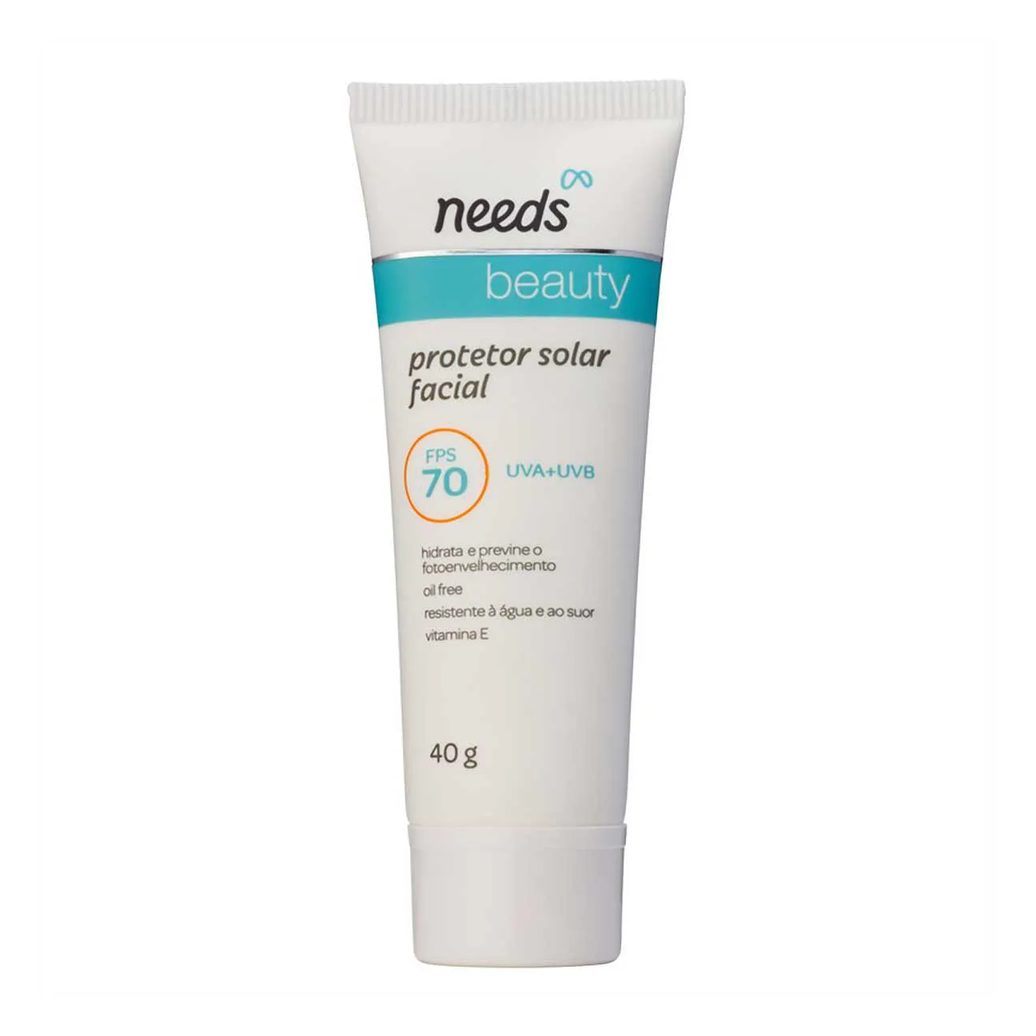 Kit Protetor Solar FPS 70 Needs Facial 40g + Corporal 200g