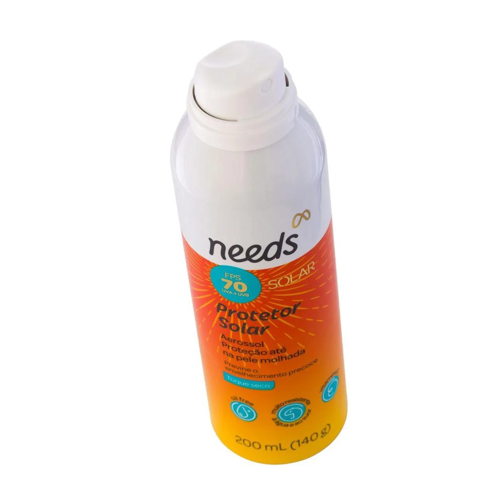 Protetor Solar Corporal FPS 70 Needs Solar Spray Aerossol 200ml