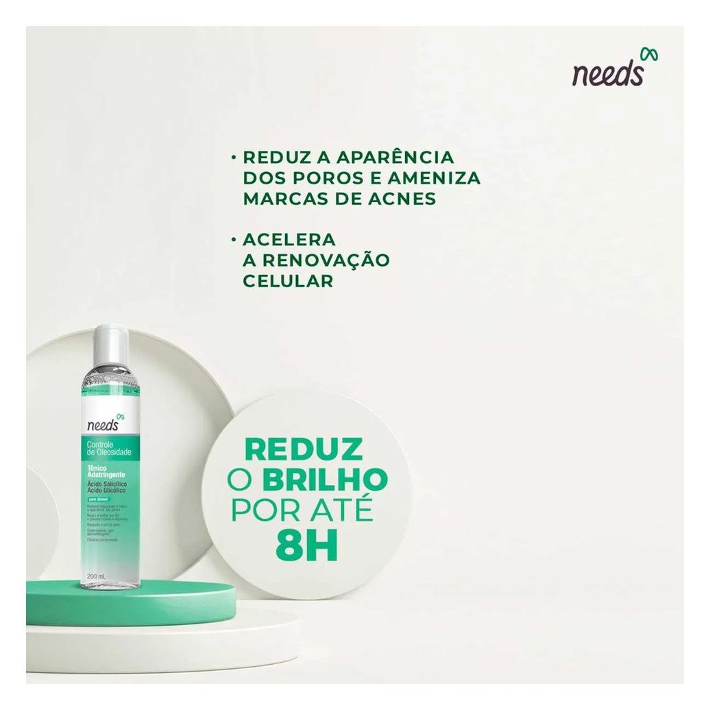 Tônico Adstringente Needs Controle de Oleosidade 200ml