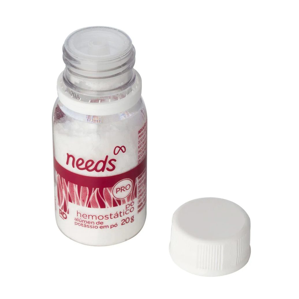Pó Hemostático Needs PRO Alúmen de Potássio 20g