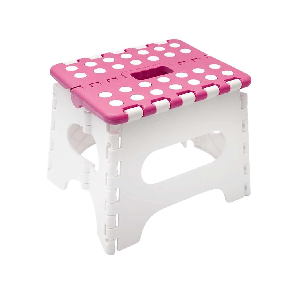 Banqueta Multiuso Dobrável Buba Baby Rosa com 1 unidade