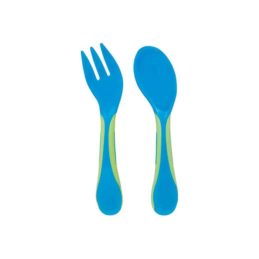 Kit Talher Buba Baby com Case Azul com 1 unidade
